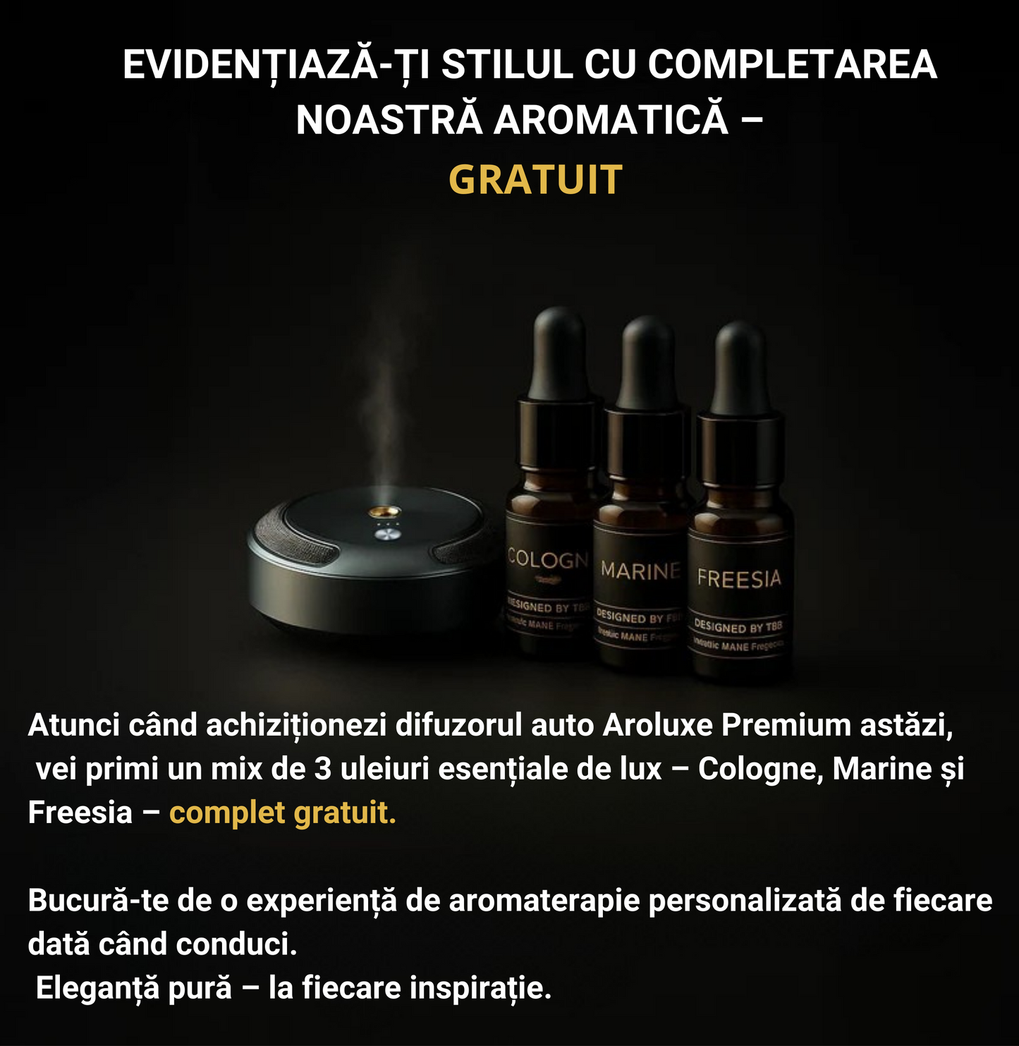 EssenceLux™ - Difuzor auto de lux